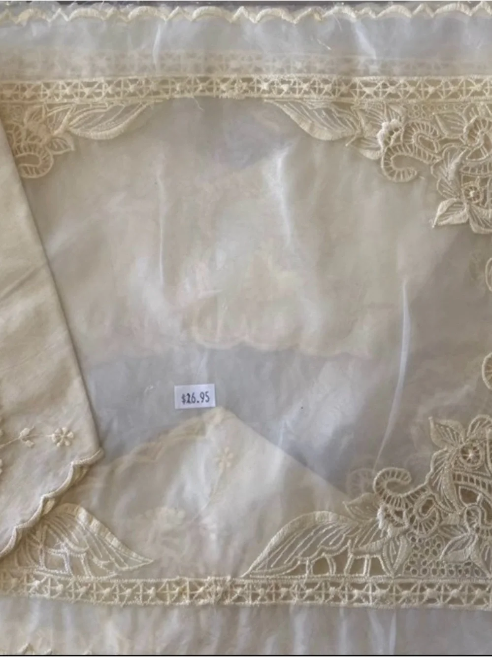 Vintage placemats with napkins set of 4